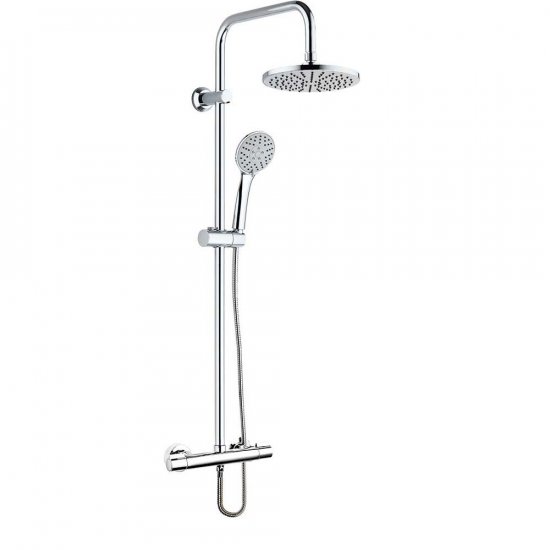 INVENA Deszczownica ESLA z baterią termostatyczną chrom AU-94-D01-C