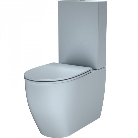 SDR CERAMICHE Kompakt WC BULL CELESTE wirowy z deską wolnoopadającą
