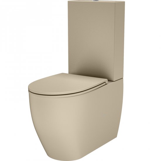 SDR CERAMICHE Kompakt WC BULL BEIGE wirowy z deską wolnoopadającą