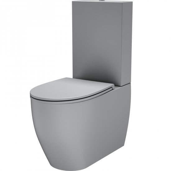 SDR CERAMICHE Kompakt WC BULL MAGNESIO wirowy z deską wolnoopadającą