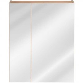 COMAD Szafka z lustrem CAPRI OAK 842 - 60 cm do samodzielnego montażu