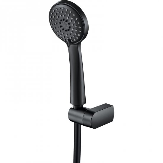 DEANTE Zestaw prysznicowy BORO nero uchwyt punktowy NER_N41K