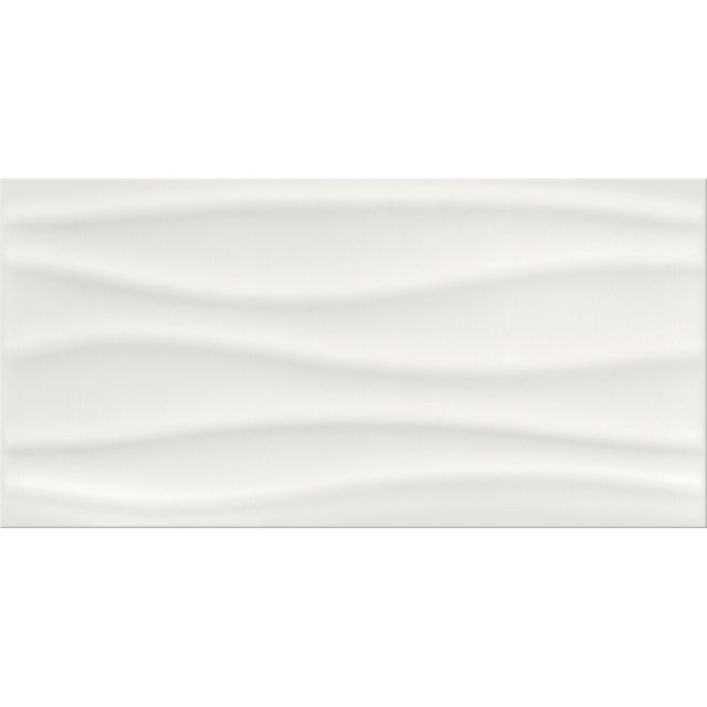 Płytka ścienna BLANKA white wave glossy 29,7x60 #051 gat. I Cersanit