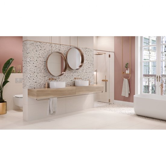 しろ Gres szkliwiony TERRAZZO MULTICOLOR lappato 39,8x119,8 #485