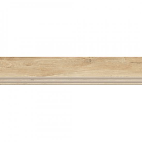 Gres szkliwiony stopnica Stn Ceramica HUAINE ROBLE mat 30x150 gat. I