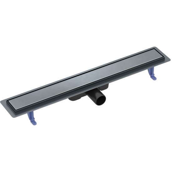 CERSANIT Odpływ liniowy TAKO 70 z rusztem dwustronnym czarny gun metal S204-063