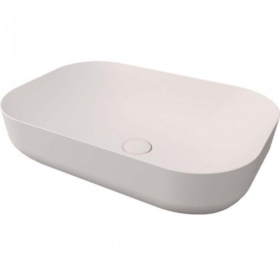 SDR CERAMICHE Umywalka nablatowa POOL 2 ROSA 62x42 z korkiem R.K2