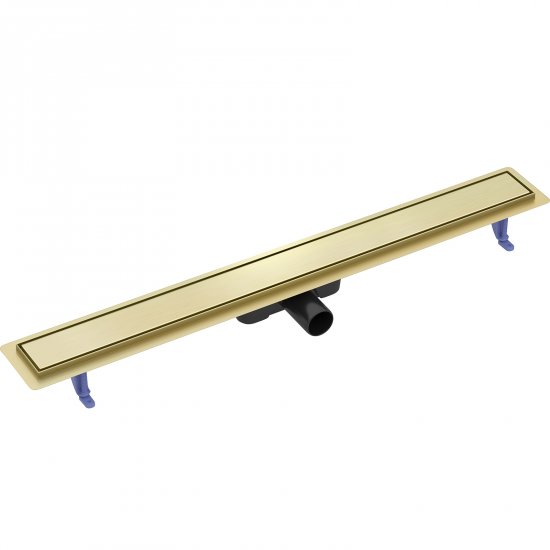 CERSANIT Odpływ liniowy TAKO 90 z rusztem dwustronnym złoty mat S204-070