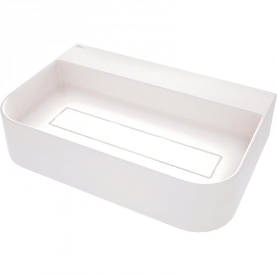 DEANTE Umywalka nablatowa ARNIKA granitowa 60,5x40,5 alabaster CQA_AU6S