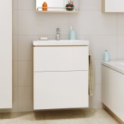 Szafka podumywalkowa SMART pod umywalki COMO / AMAO / ZURO 80 biała