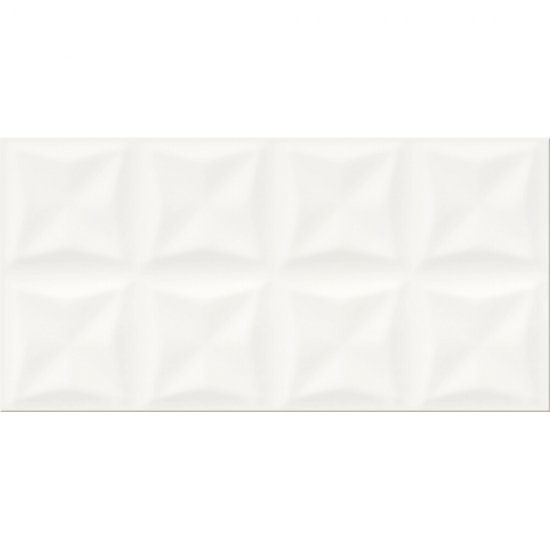 Płytka ścienna ORIGAMI DUNE white structure glossy 29,7x60 gat. I