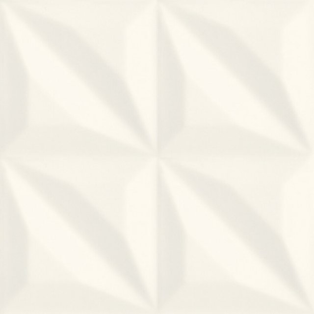 Płytka ścienna MONOBLOCK white four bar glossy 20x20 #013 gat. I