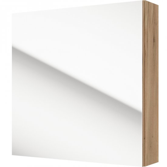 DEFTRANS Szafka z lustrem PROXI 60 cm dąb craft złoty 307-E-06002