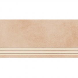 Gres szkliwiony stopnica VIGO beige mat 29,8x59,8 gat. I