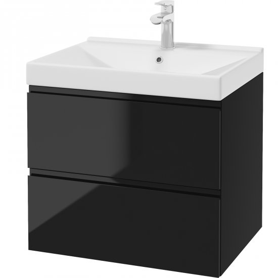 DEFTRANS Szafka podumywalkowa MARINA 60 cm czarna 307-D-06002