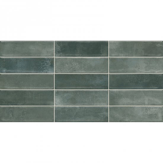 Płytka ścienna Paradyż MOHA GREEN BRICKS błyszcząca struktura 30x60 gat. II