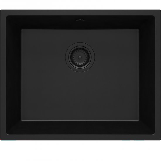 DEANTE Zlewozmywak granitowy CORDA nero 1-komorowy podwieszany ZQA_N10C