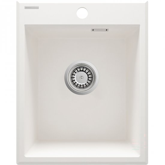 DEANTE Zlewozmywak granitowy ERIDAN alabaster 1-komorowy ZQE_A104