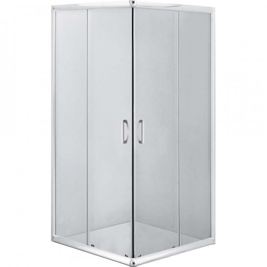 DEANTE Zestaw kabina prysznicowa kwadratowa chrom 80x80 cm z brodzikiem KYCZ042K