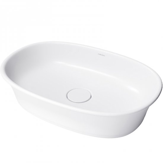 OMNIRES Umywalka nablatowa CLASSICA M+ 61 prostokątna biały mat CLASSICAUNBM