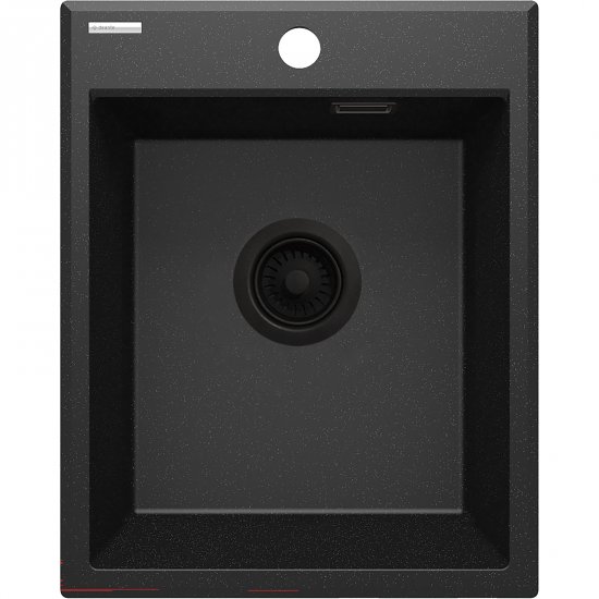 DEANTE Zlewozmywak granitowy ERIDAN grafit metalik 1-komorowy ZQE_G104