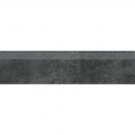 Gres szkliwiony stopnica CANDY graphite/black mat 29,8x119,8 #567 gat. I*