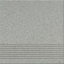 Gres techniczny stopnica KALLISTO K9 grey mat 29,7x29,7 gat. II