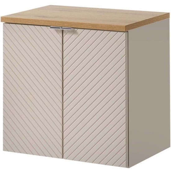 COMAD Szafka podumywalkowa z drzwiami VIVA CASHMERE z blatem OAK 60 cm