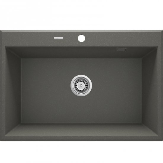 DEANTE Zlewozmywak granitowy ERIDAN antracyt metalik 1-komorowy ZQE_T103