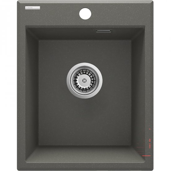 DEANTE Zlewozmywak granitowy ERIDAN antracyt metalik 1-komorowy ZQE_T104