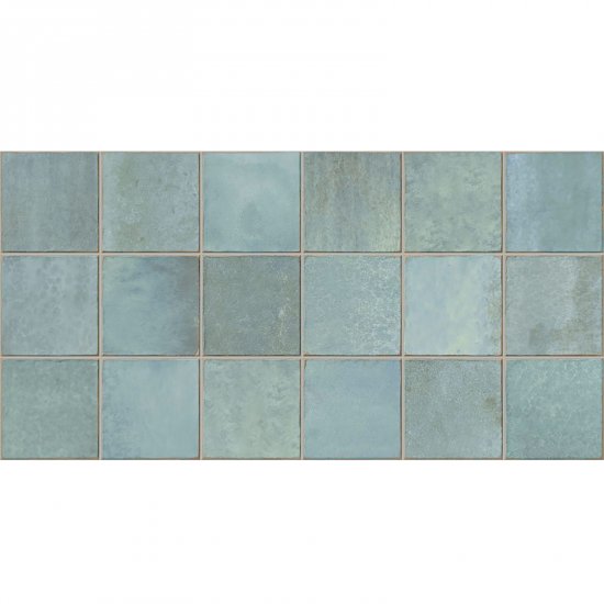 Gres szkliwiony hiszpański Gayafores DECO AMARIS GREEN błyszczący 32x62,5 gat. I