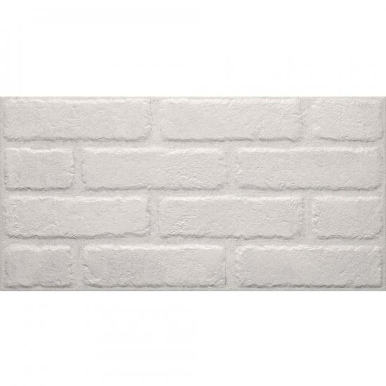 Gres szkliwiony włoski Antica Ceramica Rubiera BRICK WHITE mat 31x62 gat. I