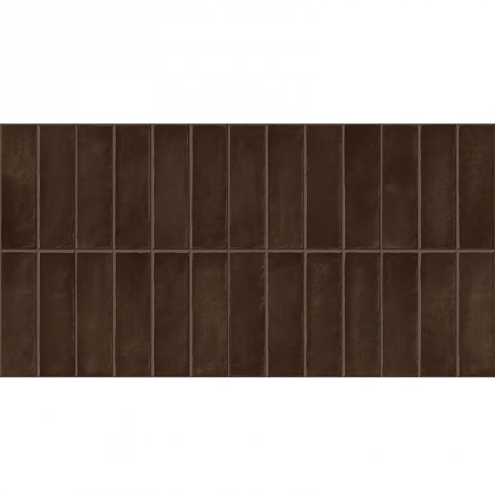 Gres szkliwiony hiszpański Gayafores DECO ARTIS PLUS COCOA błyszczący 32x62,5 gat. I