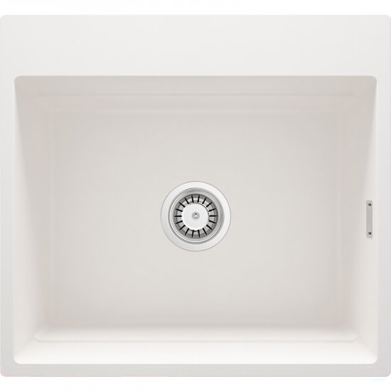 DEANTE Zlewozmywak granitowy MAGNETIC alabaster 1-komorowy magnetyczny ZRM_A10A