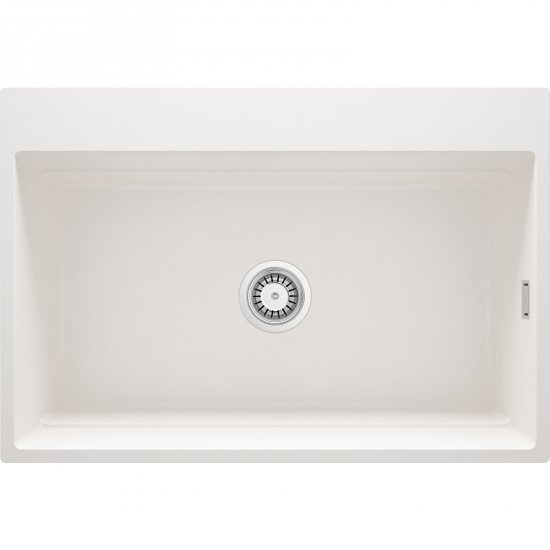 DEANTE Zlewozmywak granitowy MAGNETIC alabaster 1-komorowy magnetyczny ZRM_A10B