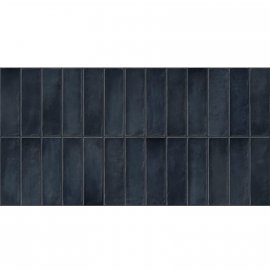 Gres szkliwiony hiszpański Gayafores DECO ARTIS PLUS NAVY błyszczący 32x62,5 gat. I