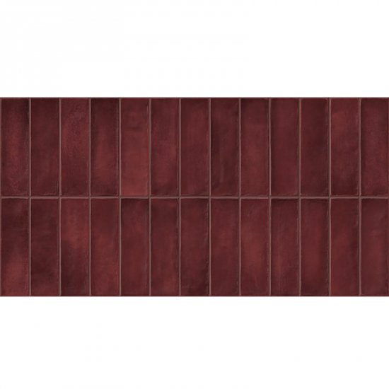 Gres szkliwiony hiszpański Gayafores DECO ARTIS PLUS BURDEOS błyszczący 32x62,5 gat. I