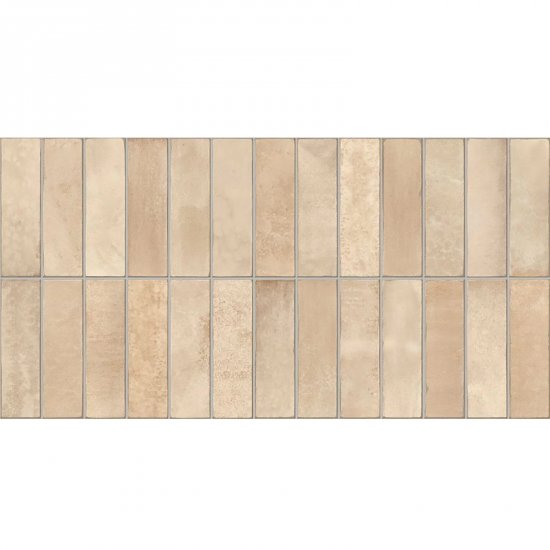 Gres szkliwiony hiszpański Gayafores DECO ARTIS MOCA błyszczący 32x62,5 gat. I