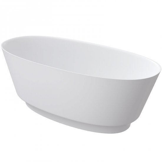 OMNIRES Wanna wolnostojąca NEO M+ 158x72 syfon z korkiem klik-klak biały mat NEO158WWBM