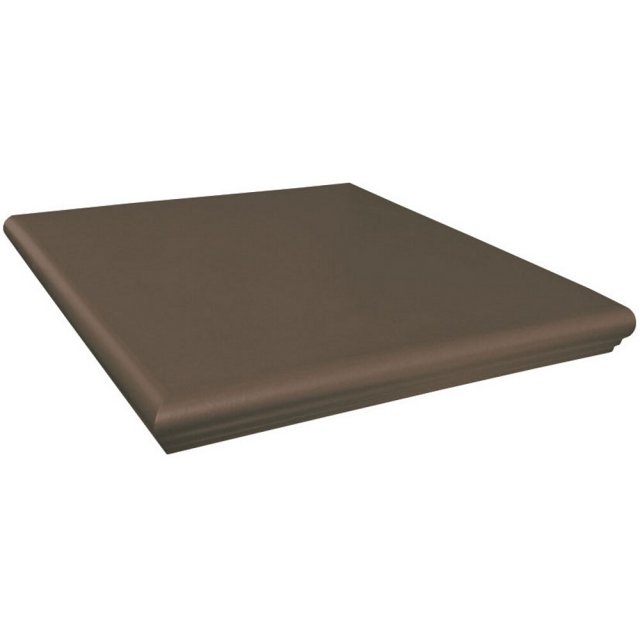 Klinkier kapinos narożny SIMPLE BROWN mat 33x33 gat. II