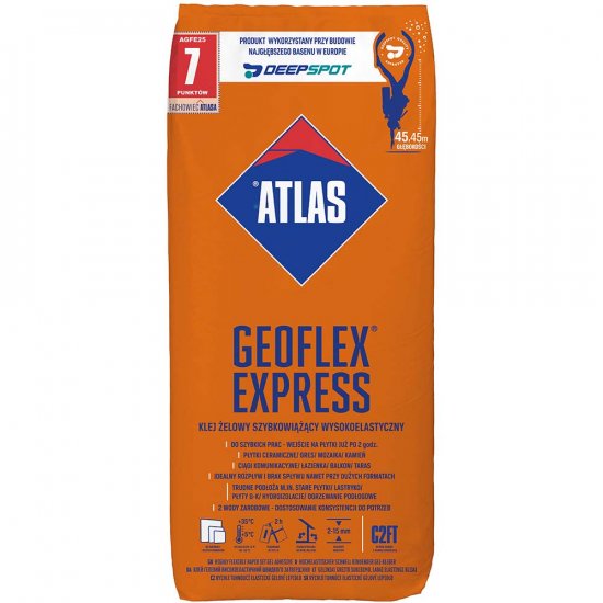 Zaprawa klejowa do płytek Atlas Geoflex Express 25 kg