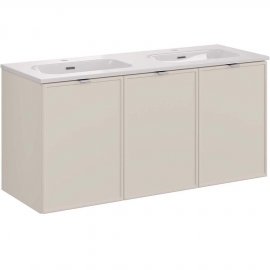 COMAD Szafka BELLA CASHMERE z umywalką meblową podwójną FLY 120 cm