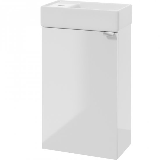 DEFTRANS Szafka RAPIDO z umywalką meblową biała 40 cm