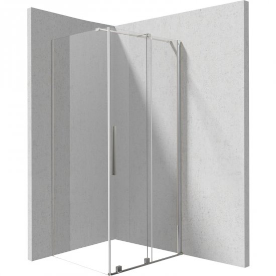 DEANTE Kabina prysznicowa prostokątna PRIZMA 120x90 cm chrom KPN0P12S09