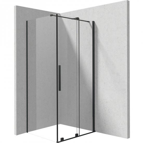 DEANTE Kabina prysznicowa prostokątna PRIZMA 100x90 cm nero KPNNP10S09