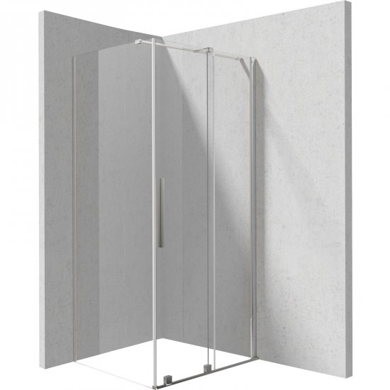 DEANTE Kabina prysznicowa prostokątna PRIZMA 100x80 cm chrom KPN0P10S08