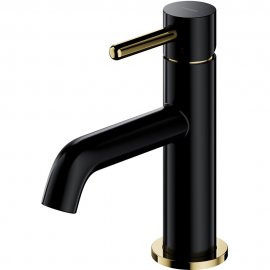 OMNIRES Bateria umywalkowa Y stojąca czarno-złota Y1210NBLGL