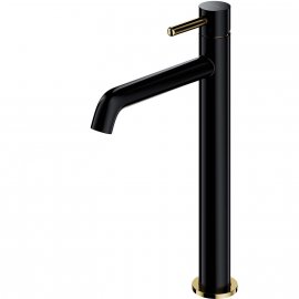 OMNIRES Bateria umywalkowa Y stojąca wysoka czarno-złota Y1212BLGL