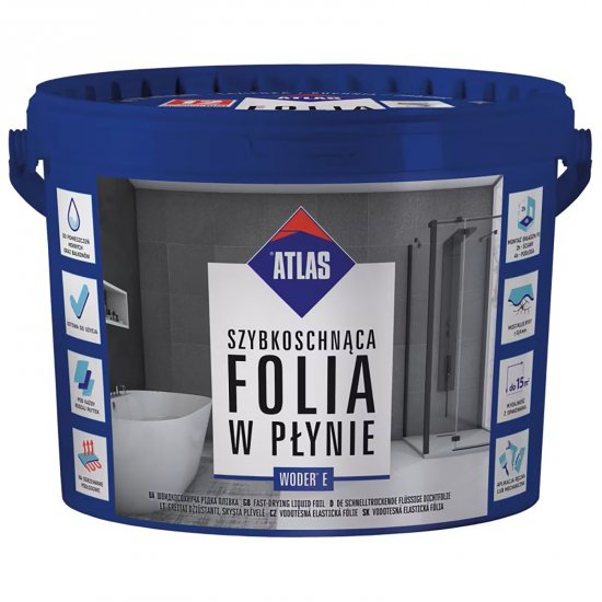 Szybkoschnąca folia w płynie Atlas Woder E 15 kg
