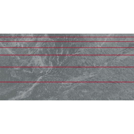 Gres szkliwiony inserto YAKARA grey line lappato 44,6x89,5 gat. I